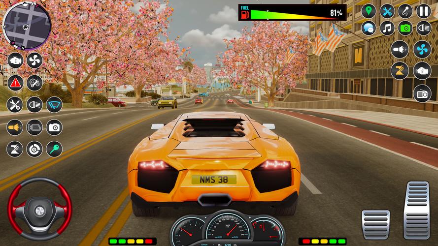 Real Car 3D Driving: Race City Captura de pantalla 1