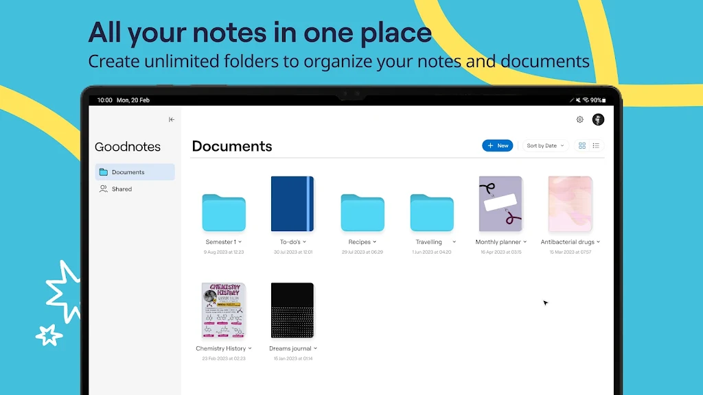 Schermata Goodnotes 1