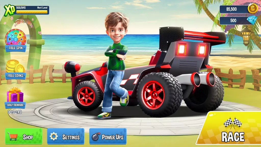 Mini Car Racing Game Legends ภาพหน้าจอ 3