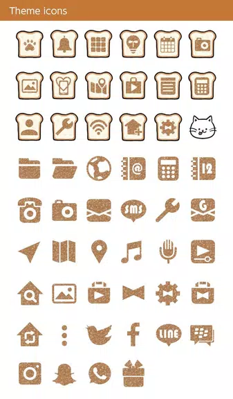 Cute Wallpaper Bread Cat Theme應用截圖第3張