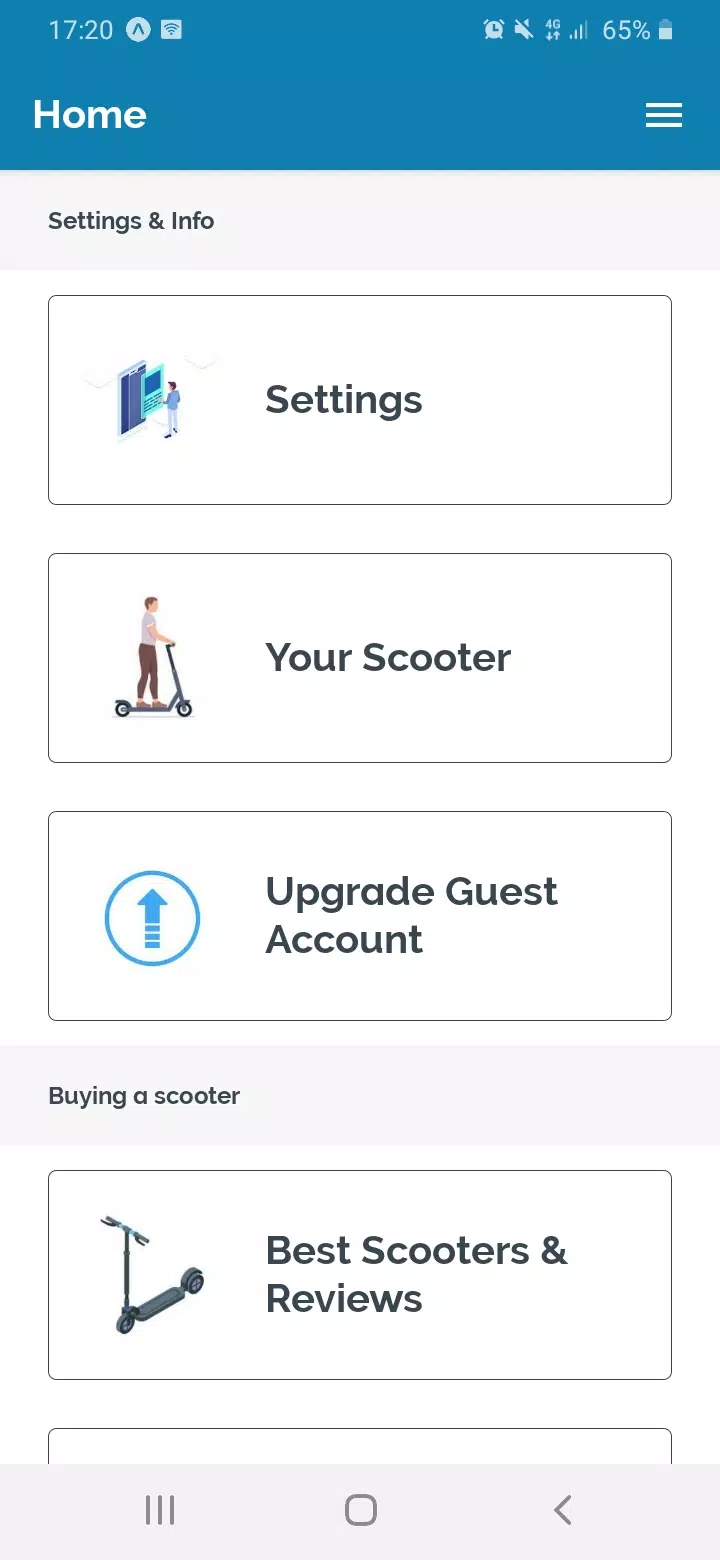 Electric Scooter Universal App Скриншот 0