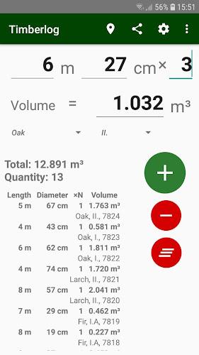 Timberlog - Timber calculator Capture d'écran 3