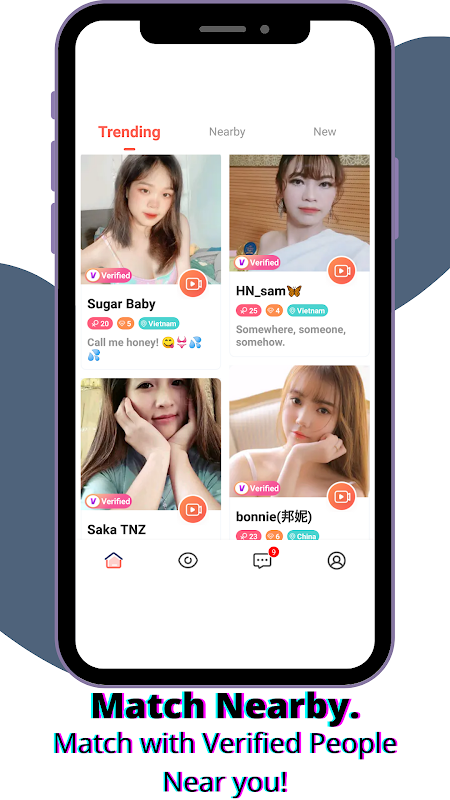 VICQ - Video Chat Find Love Ảnh chụp màn hình 1