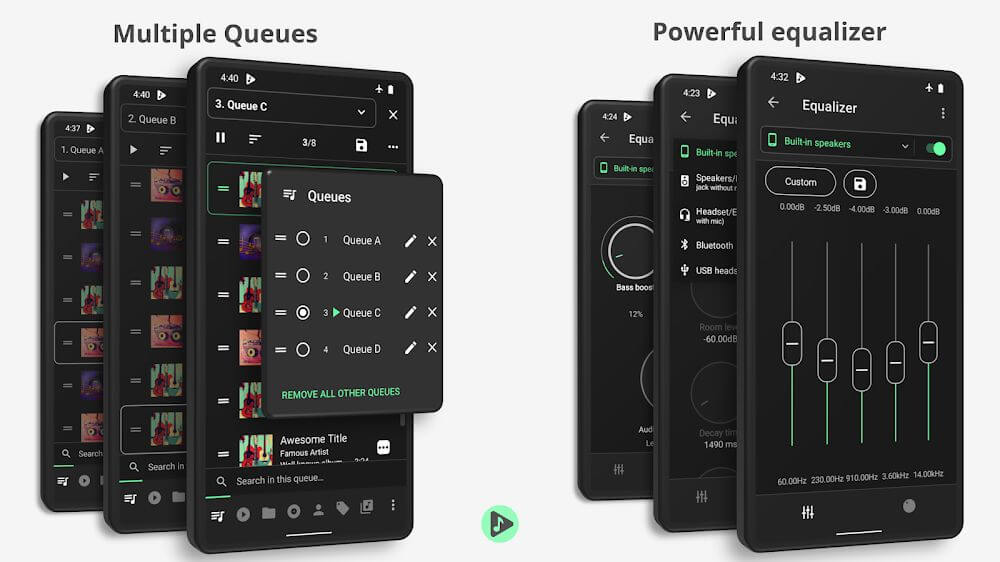 Musicolet Music Player Mod ภาพหน้าจอ 1