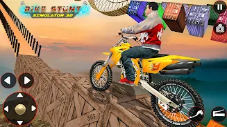 Bike Stunt 3D Simulator Games Скриншот 2