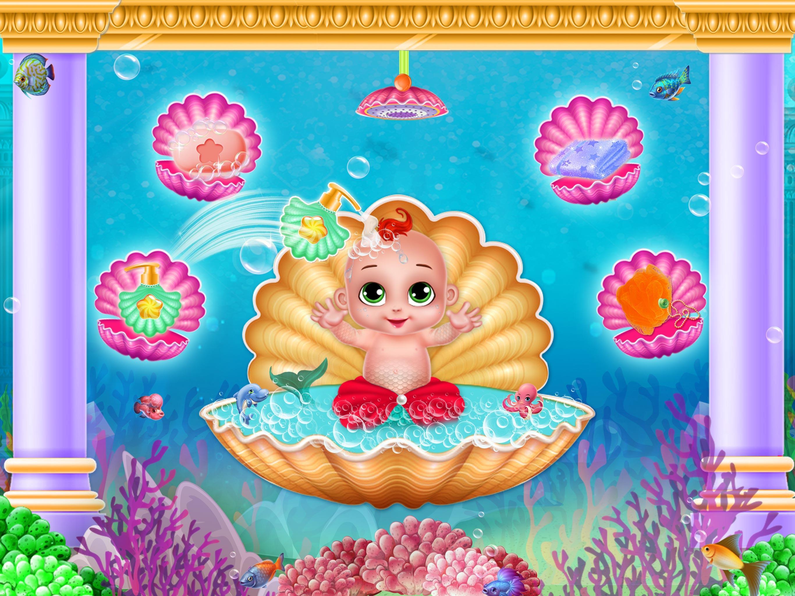 Mermaid Girl Care-Mermaid Game ဖန်သားပြင်ဓာတ်ပုံ 3