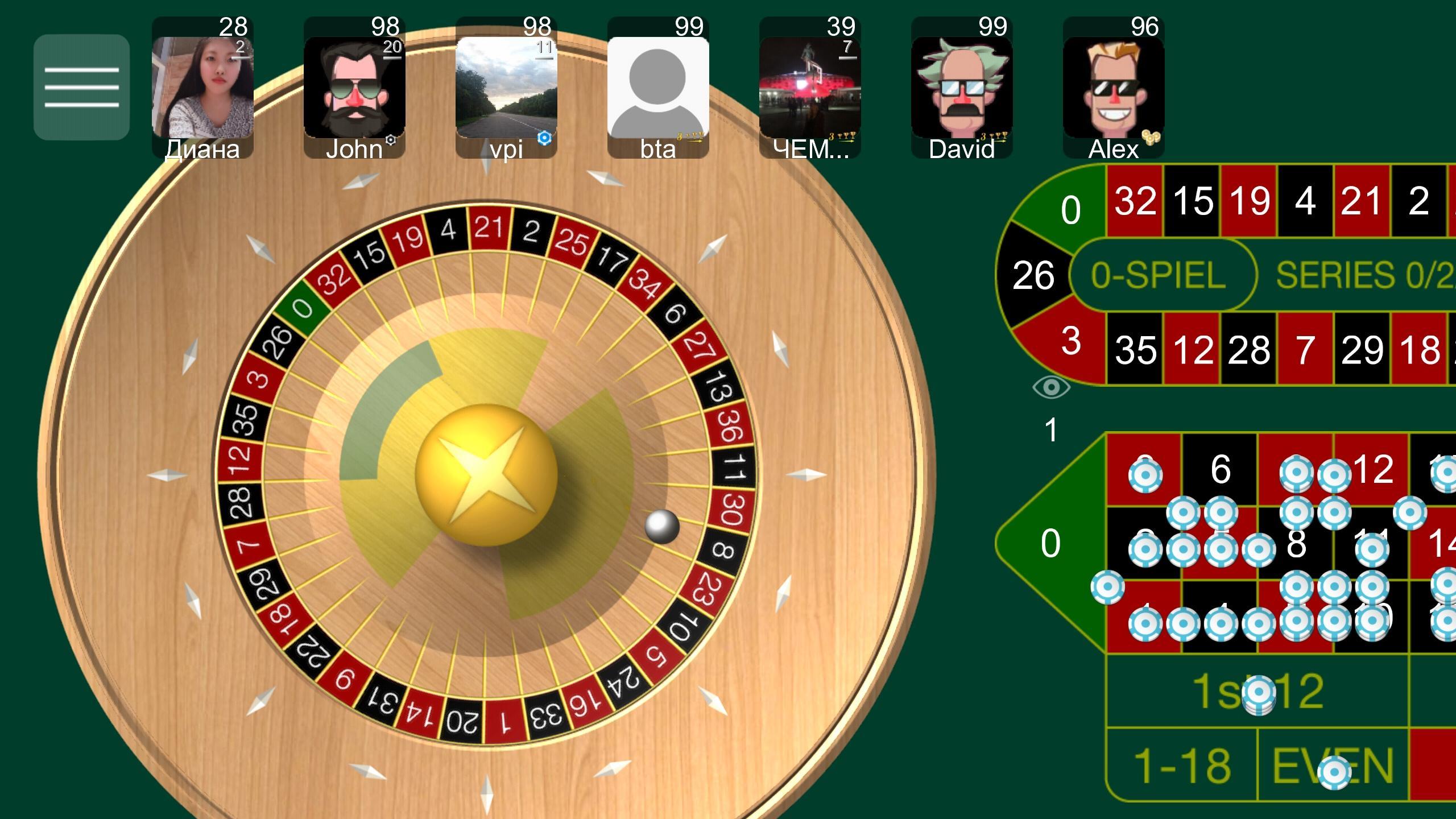 Schermata Roulette Online 2