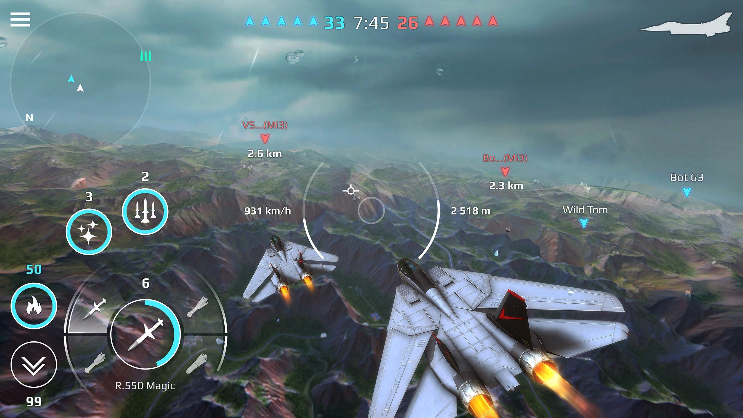 Sky Combat: Avions De Guerre Capture d'écran 3