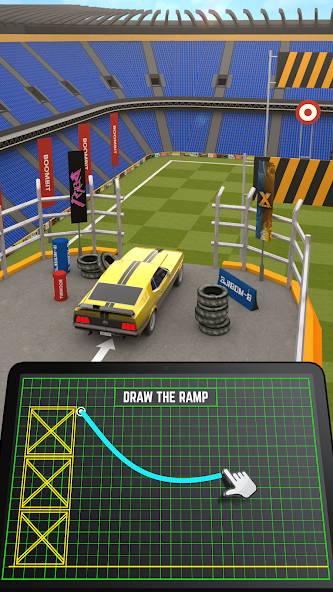 Ramp Car Jumping Mod Zrzut ekranu 3
