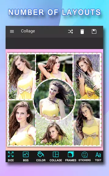 Pic Frames Collage ภาพหน้าจอ 1