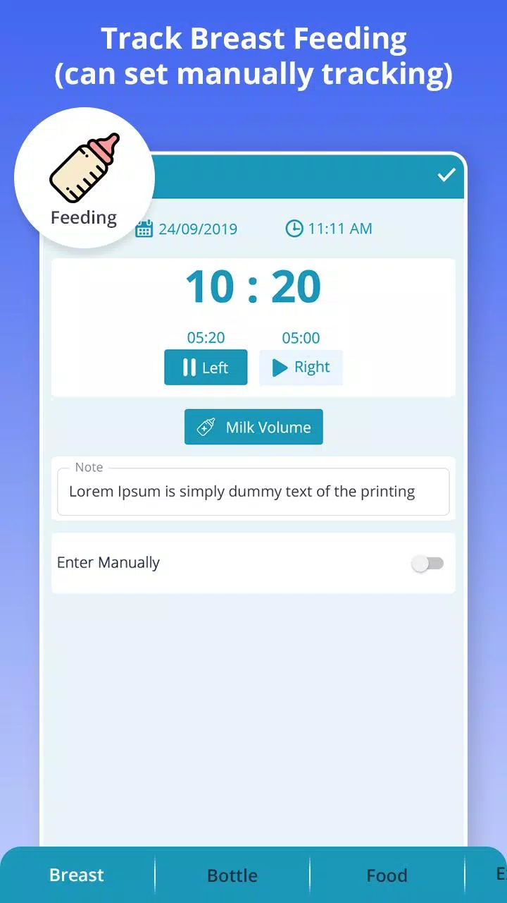 Baby Care - Newborn Feeding, D স্ক্রিনশট 3