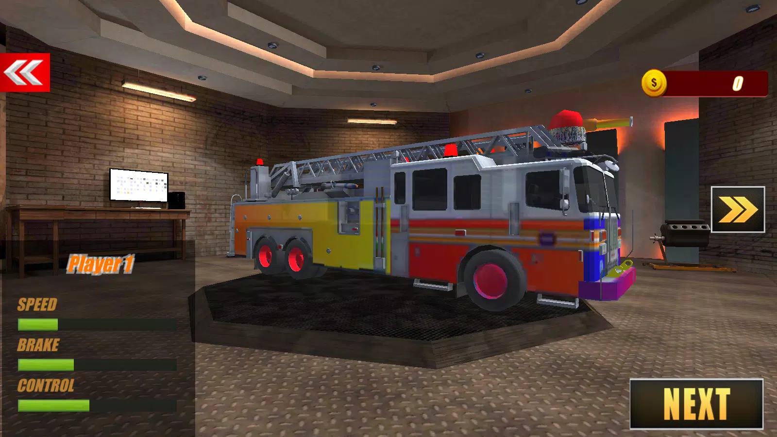 Fire Truck Simulator Rescue স্ক্রিনশট 0