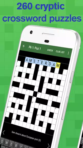 Cryptic Crossword Lite ဖန်သားပြင်ဓာတ်ပုံ 0