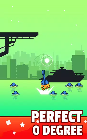 Stickman Jump into Water Screenshot 1