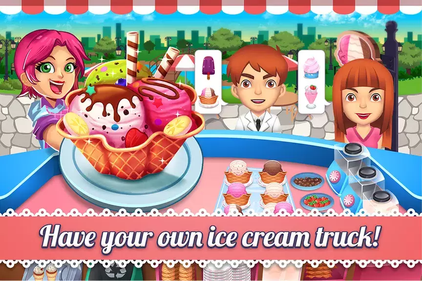 My Ice Cream Shop: Time Manage Captura de pantalla 0