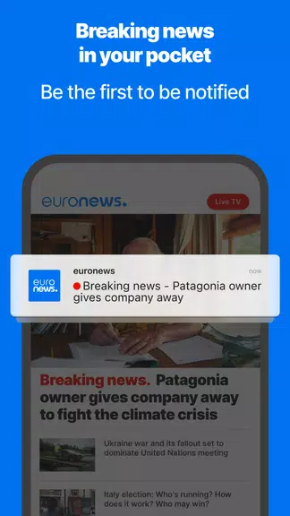 Euronews - Daily, live TV news Captura de pantalla 1