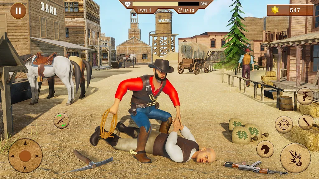 West Cowboy Shooting Games 3D Screenshot 1