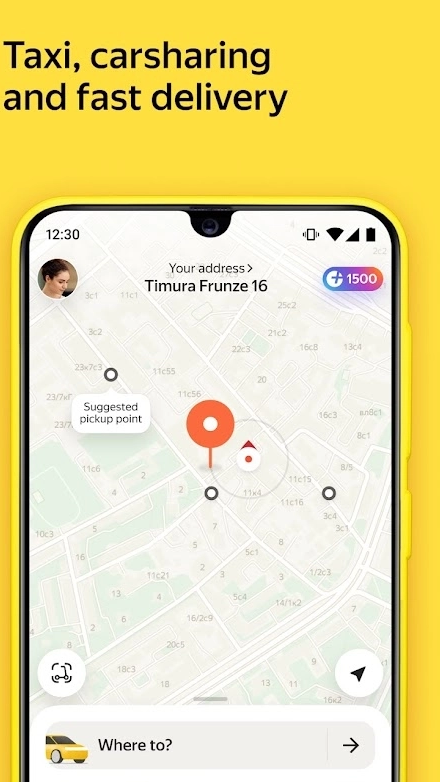 Yandex Go: taxi and delivery স্ক্রিনশট 1