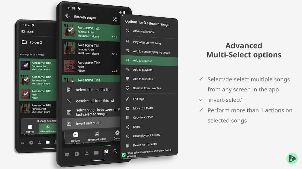 Musicolet Music Player Mod ภาพหน้าจอ 3