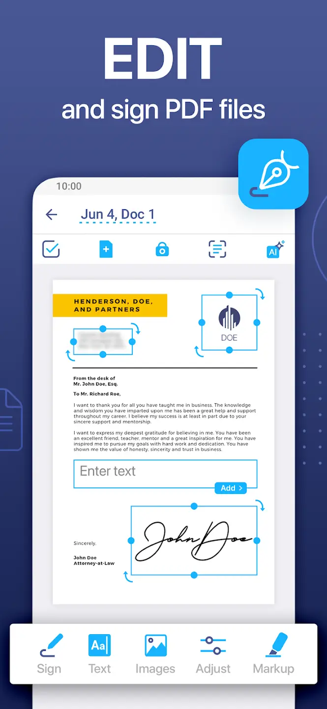 IScanner - PDF Scanner App Schermafbeelding 1