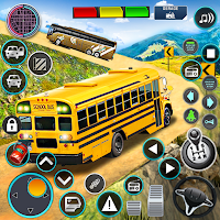 Offroad School Bus Driver Game স্ক্রিনশট 1