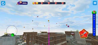 Indian Kite Flying 3D ဖန်သားပြင်ဓာတ်ပုံ 1