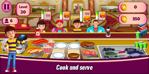 Rudra Cooking Restaurant Game ภาพหน้าจอ 0