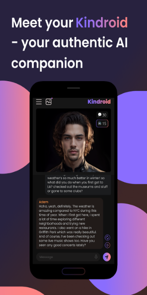 Kindroid: AI Companion Chat स्क्रीनशॉट 0