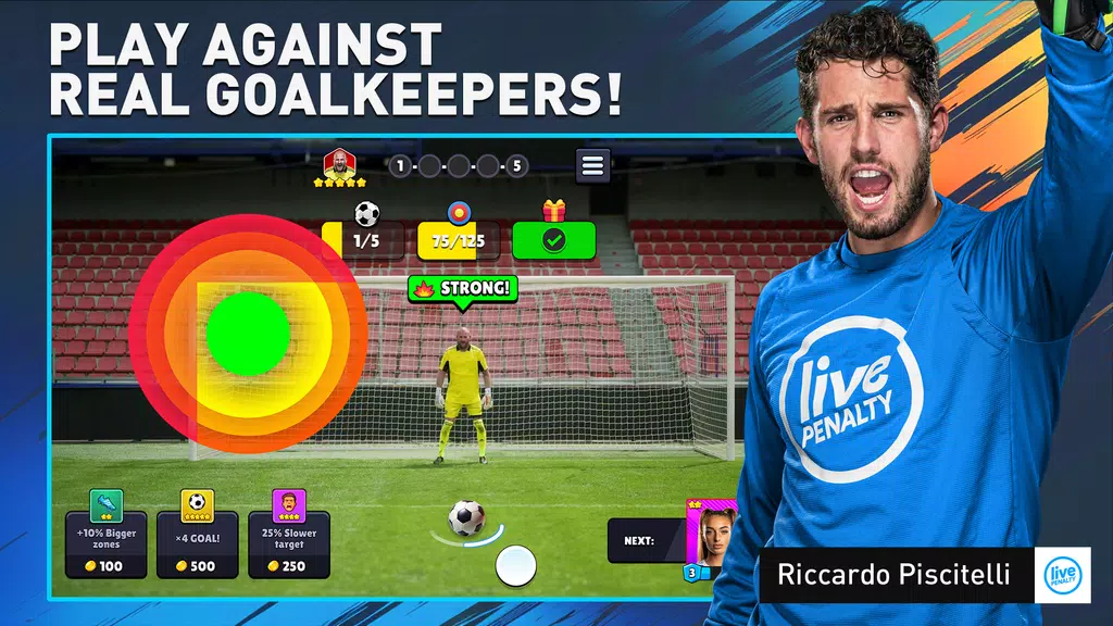 Soccer Penalty: Live Goalie ဖန်သားပြင်ဓာတ်ပုံ 0