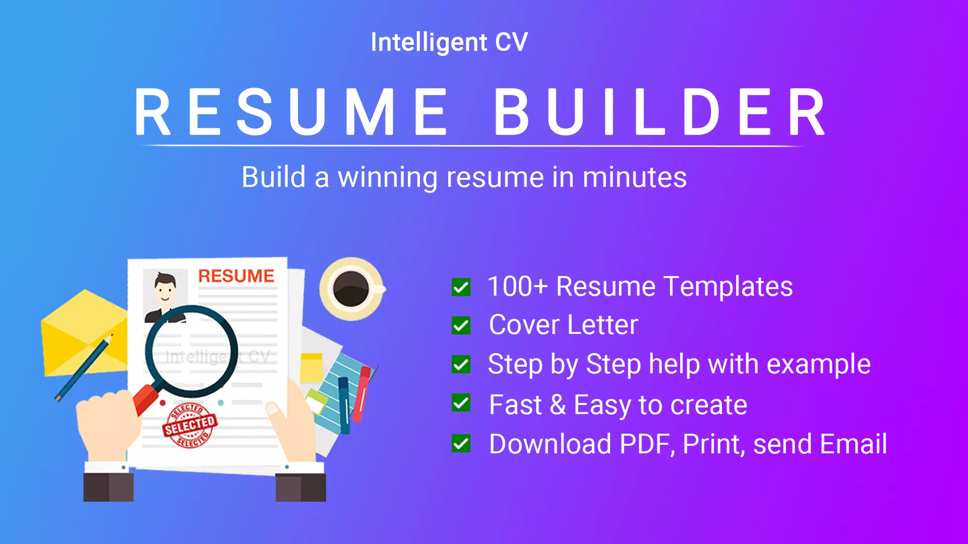 Resume - Intelligent CV maker Ảnh chụp màn hình 0
