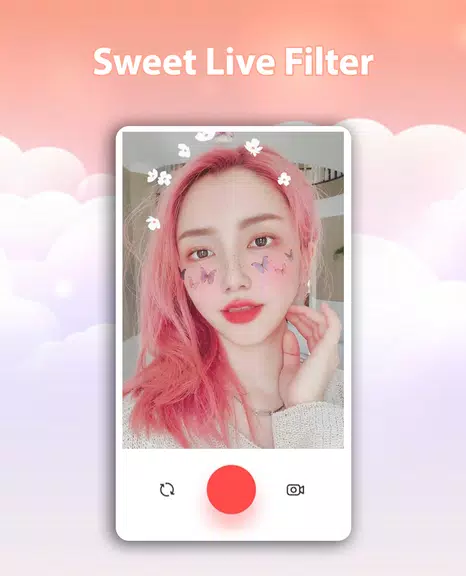 Sweet Live Filter Face Camera স্ক্রিনশট 3