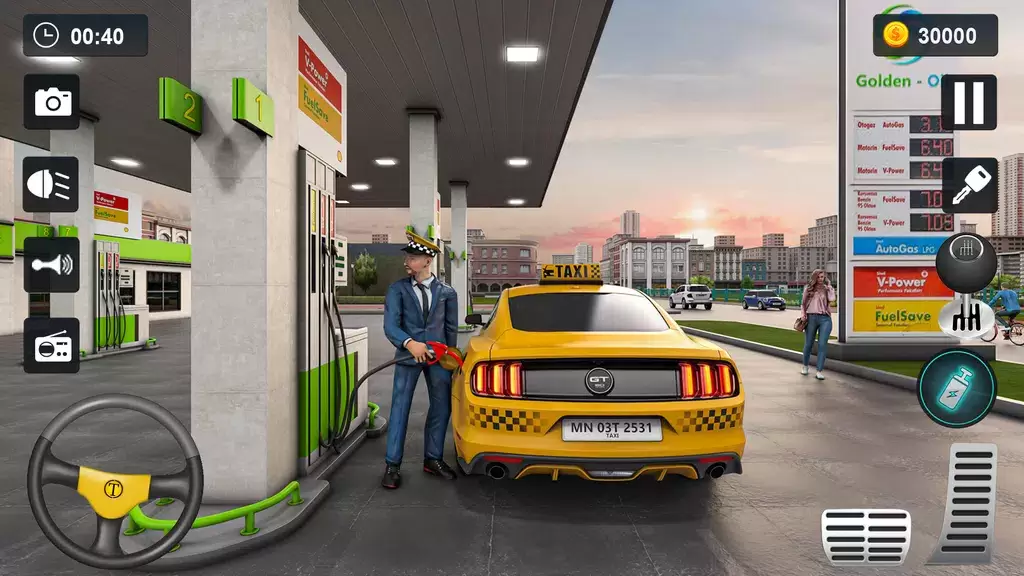 Taxi Simulator 3D - Taxi Games Ekran Görüntüsü 1