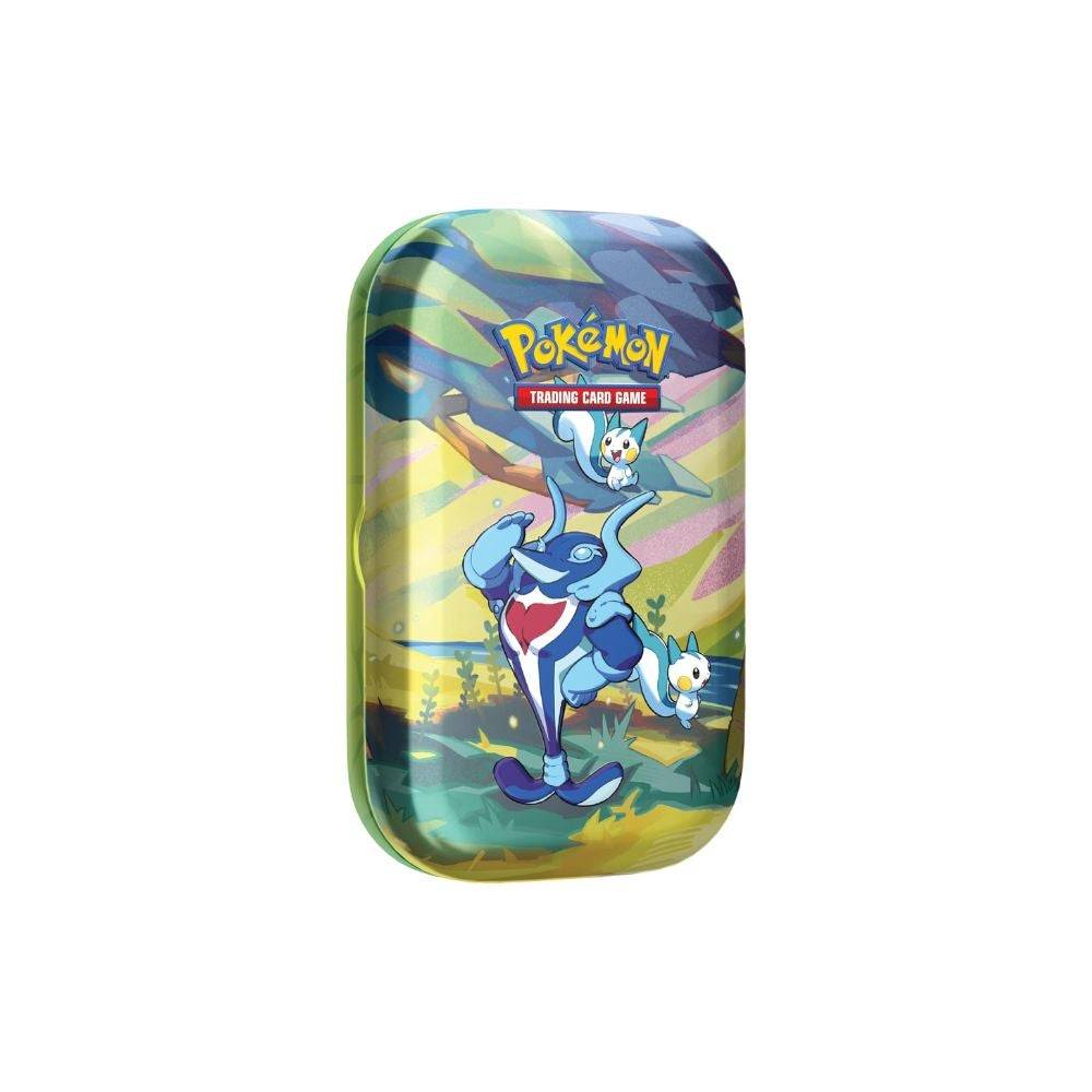 Pokémon TCG : 생생한 Paldea Mini Tin - Palafin & Pachirisu