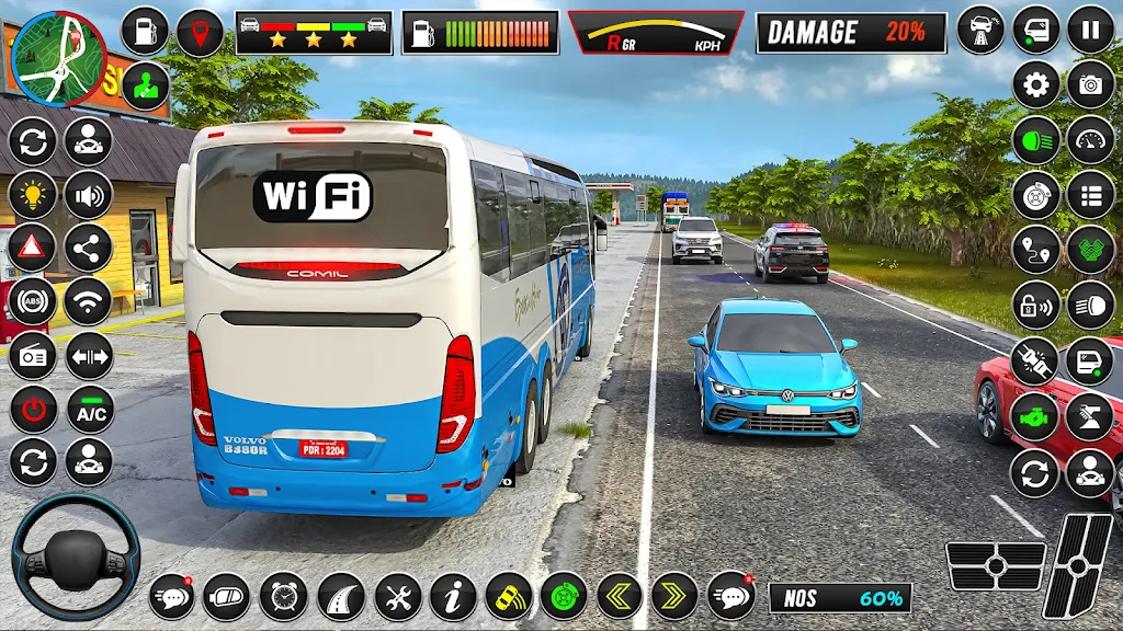 Bus Games 3D City Bus Driving Schermafbeelding 0