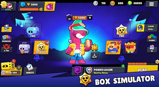 Box Simulator Doug Brawl Stars ဖန်သားပြင်ဓာတ်ပုံ 0