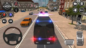 American Police Van Driving スクリーンショット 0