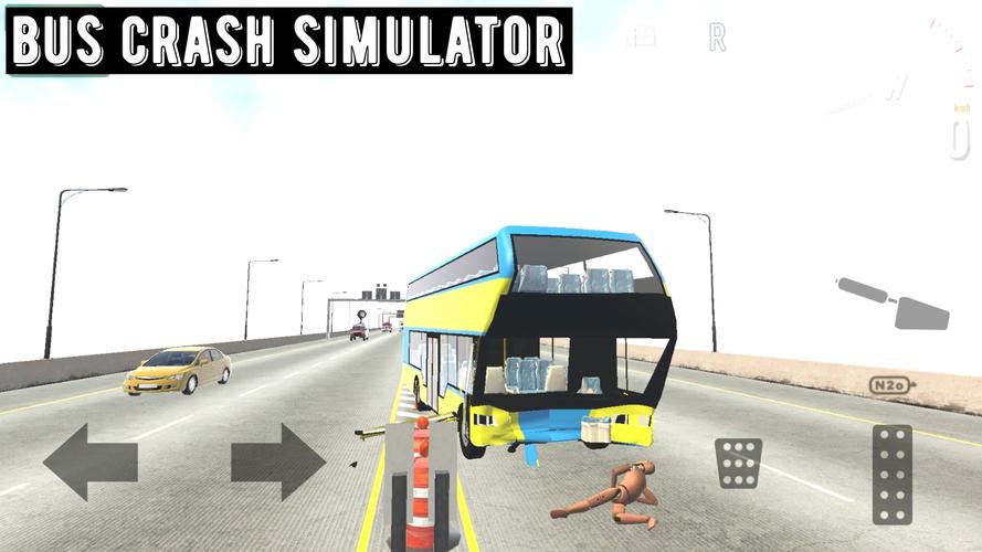 Bus Crash Simulator Captura de tela 1