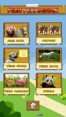 Game Anak Edukasi Hewan Darat Capture d'écran 2