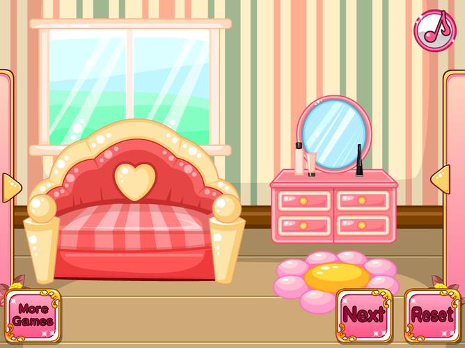 Princess Doll House Decoration Captura de pantalla 2