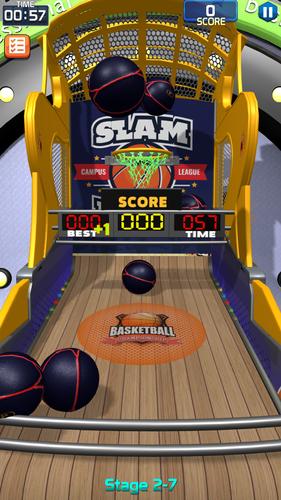Flick Basketball Stages Ekran Görüntüsü 3