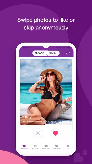 Les: Lesbian Dating & Chat App स्क्रीनशॉट 1