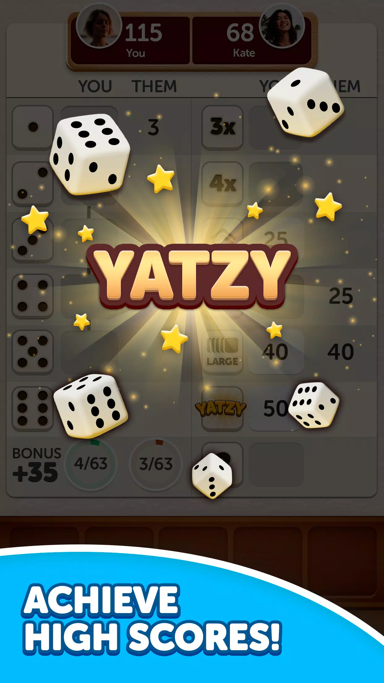 Dice Yatzy Captura de tela 2