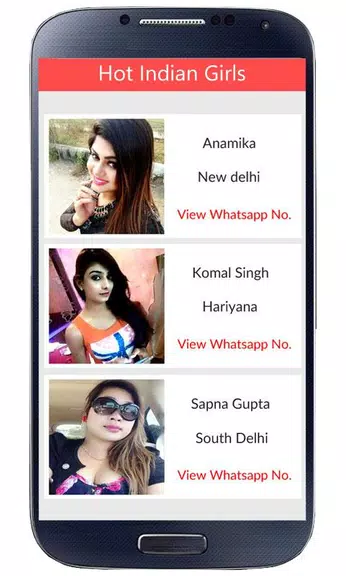 Schermata Indian Girls Mobile Number 0