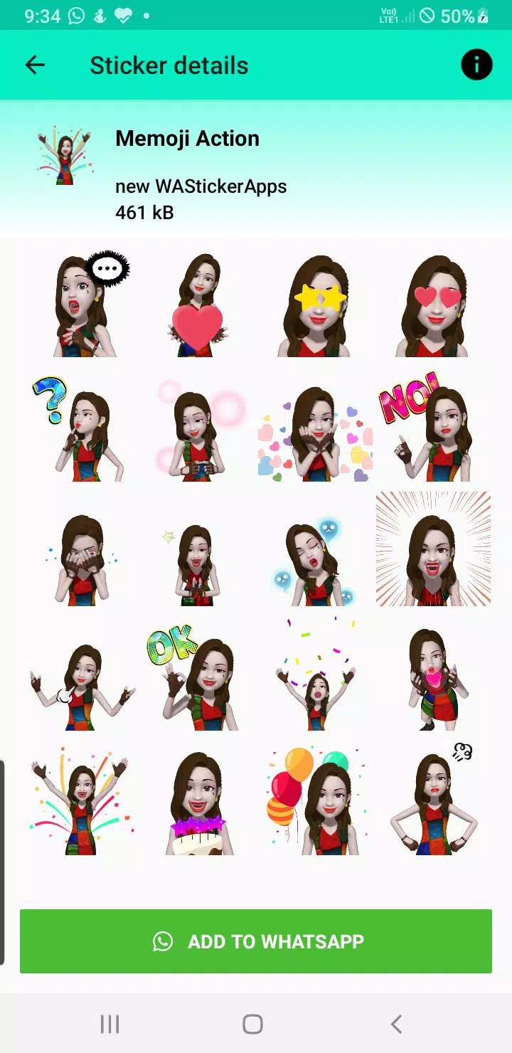 3d emoji stickers for whatsapp Tangkapan skrin 2