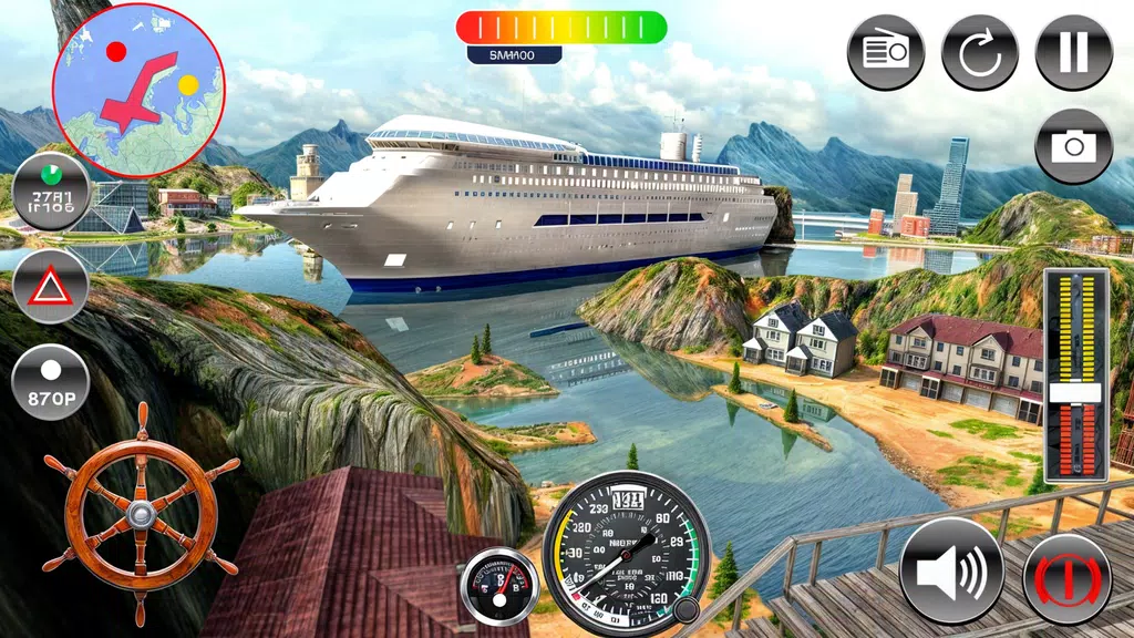 Transport Cruise Ship Games स्क्रीनशॉट 0