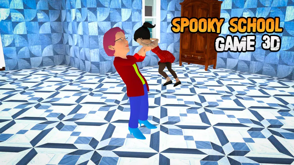 Playtime Spooky School Game ဖန်သားပြင်ဓာတ်ပုံ 2