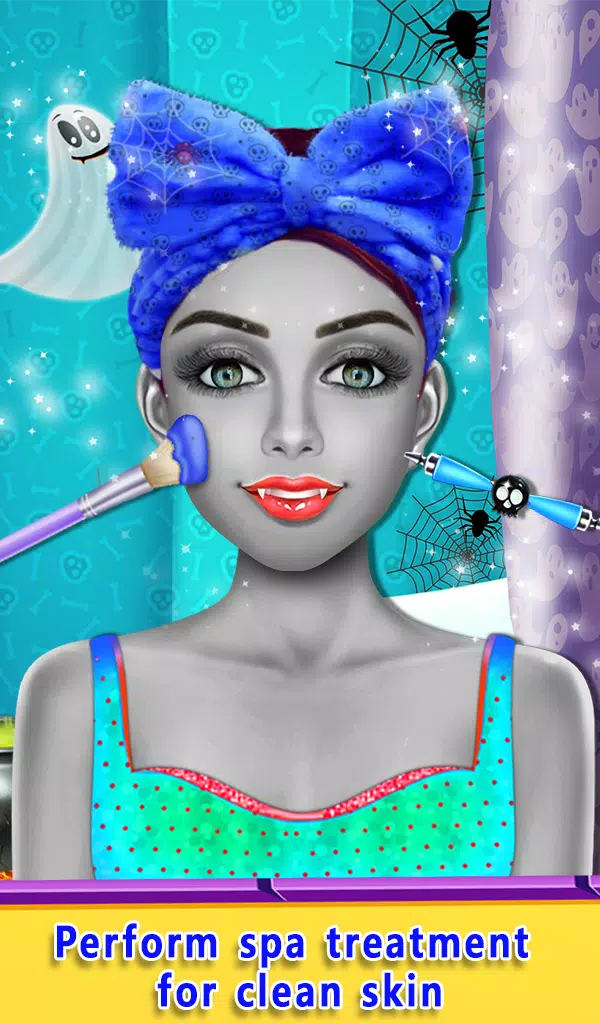 Halloween Makeover Salon Games Captura de pantalla 0