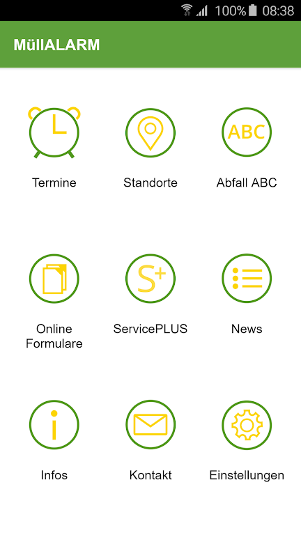 MüllAlarm App 스크린샷 0