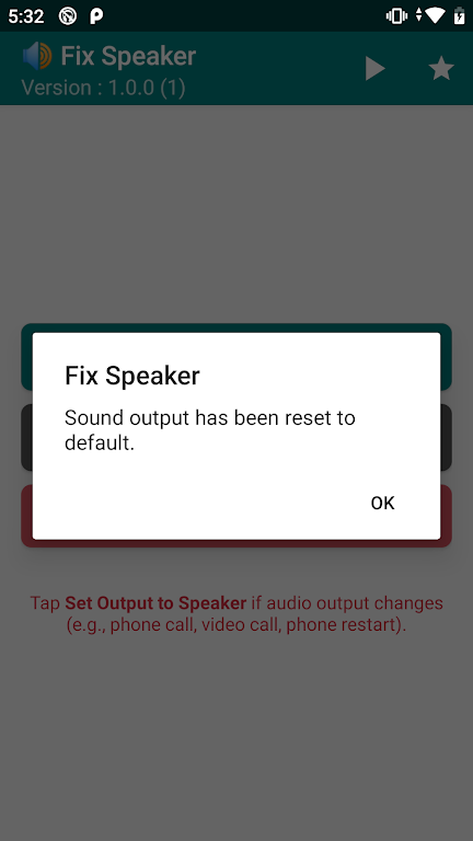 Fix Speaker - Disable Earphone Schermafbeelding 2