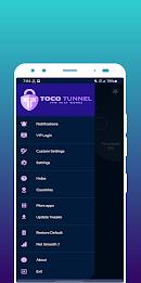 Toco Tunnel VPN ဖန်သားပြင်ဓာတ်ပုံ 3